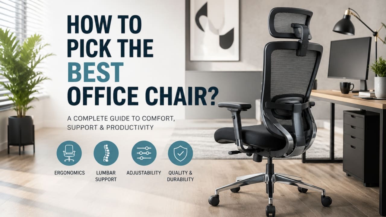 ¿Cómo elegir la mejor silla de oficina?