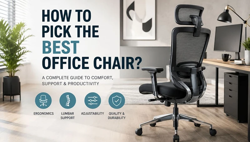 &iquest;C&oacute;mo elegir la mejor silla de oficina?