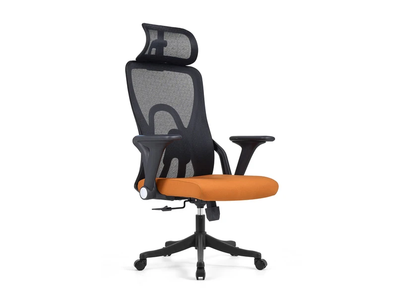 Silla de oficina ergon&oacute;mica de malla con reposacabezas ajustable: 2428A