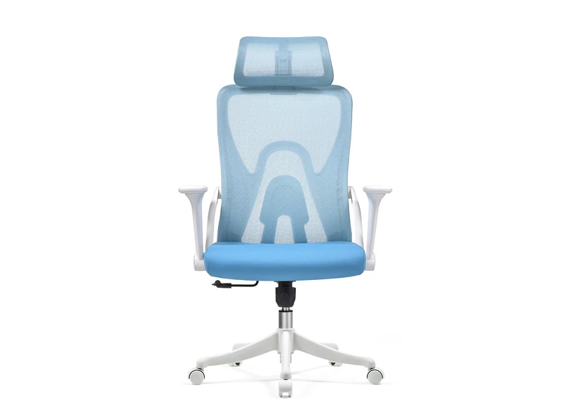 Silla de oficina ergon&oacute;mica de malla con reposacabezas ajustable: 2428A