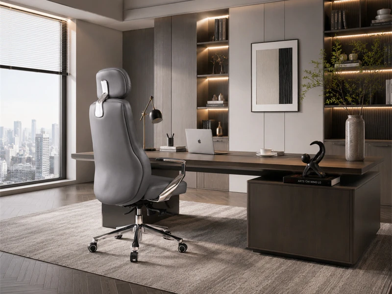 Silla de oficina ejecutiva con funci&oacute;n de asiento deslizante