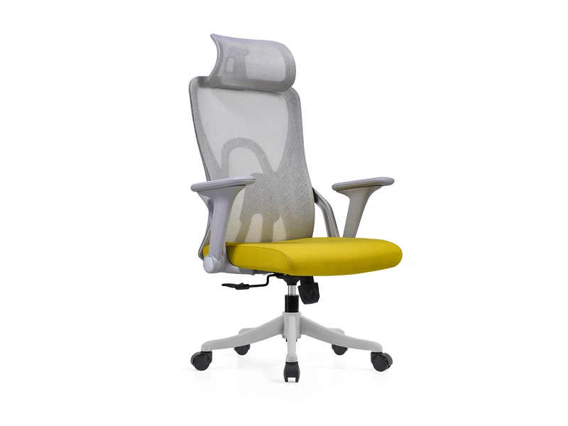 Silla de oficina ergon&oacute;mica de malla con reposacabezas ajustable: 2428A