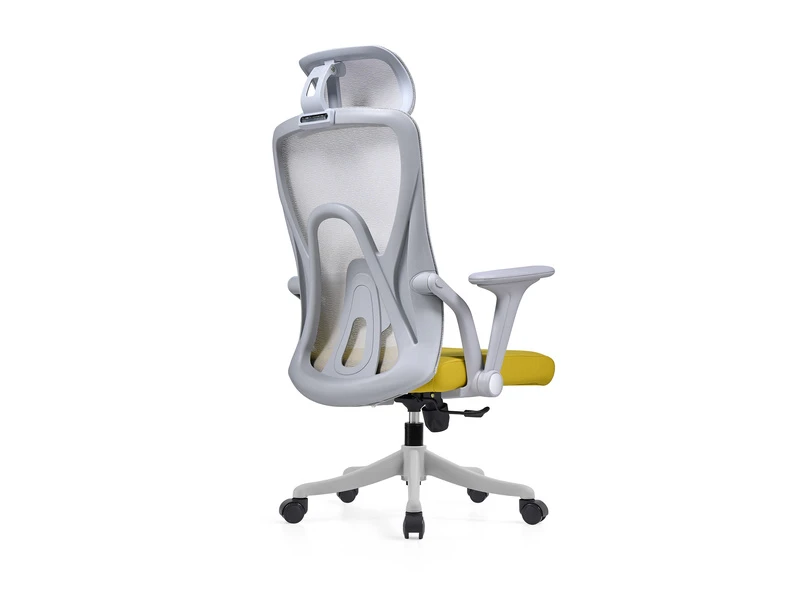 Silla de oficina ergon&oacute;mica de malla con reposacabezas ajustable: 2428A