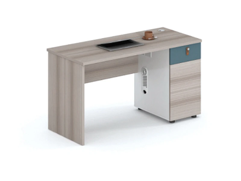 Escritorio para computadora moderno con gabinete lateral - LP-A0912
