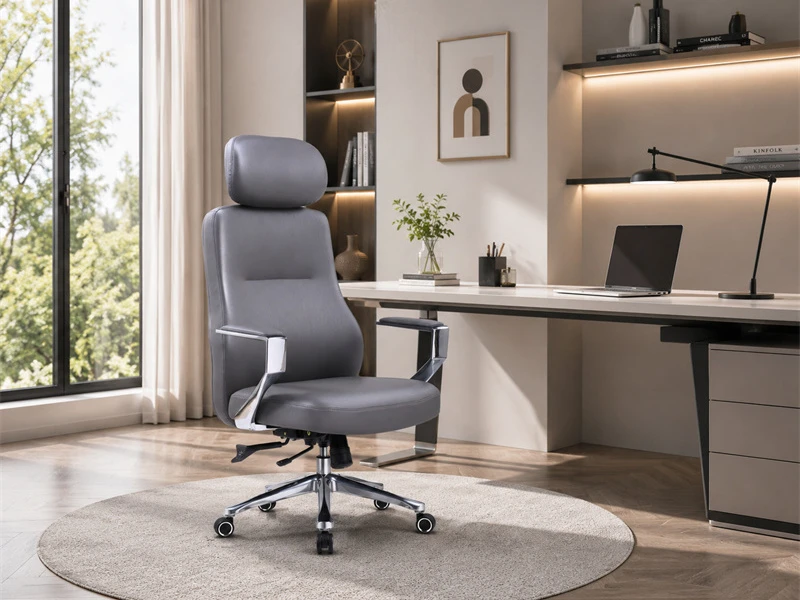 Silla de oficina ejecutiva con funci&oacute;n de asiento deslizante