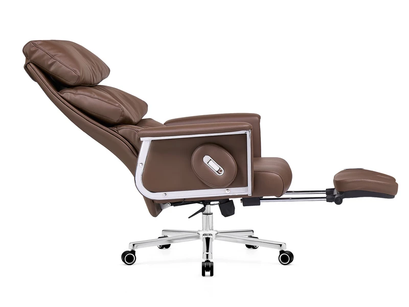 Silla de oficina ejecutiva reclinable de lujo con Reposapi&eacute;s - 2420A