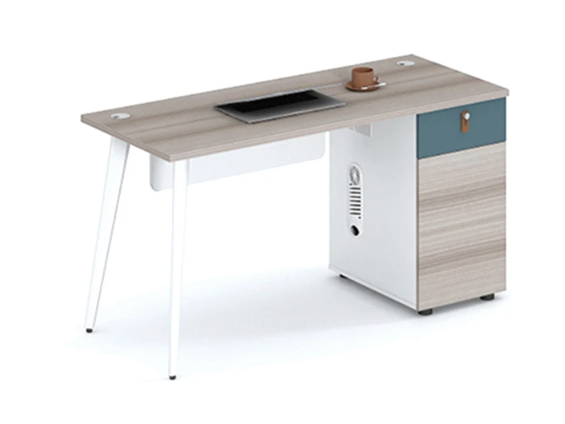 Escritorio para computadora moderno con gabinete lateral - LP-A0912