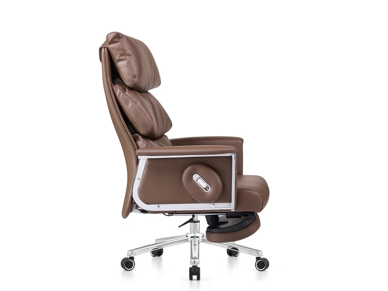 Silla de oficina ejecutiva reclinable de lujo con Reposapi&eacute;s - 2420A