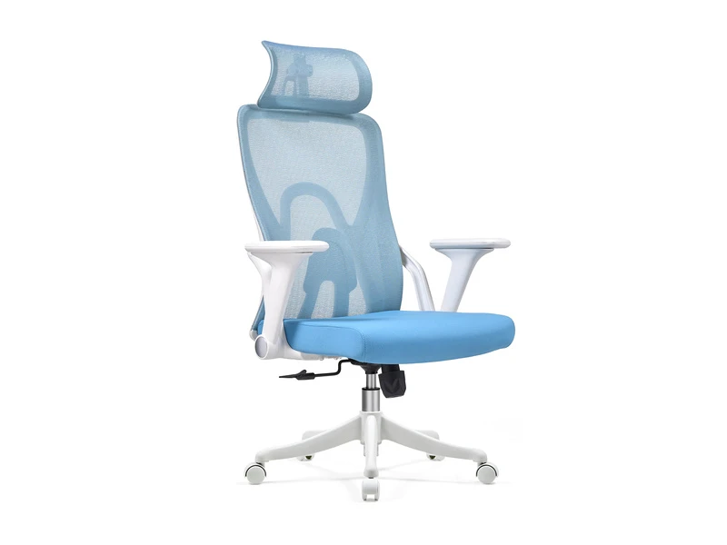 Silla de oficina ergon&oacute;mica de malla con reposacabezas ajustable: 2428A