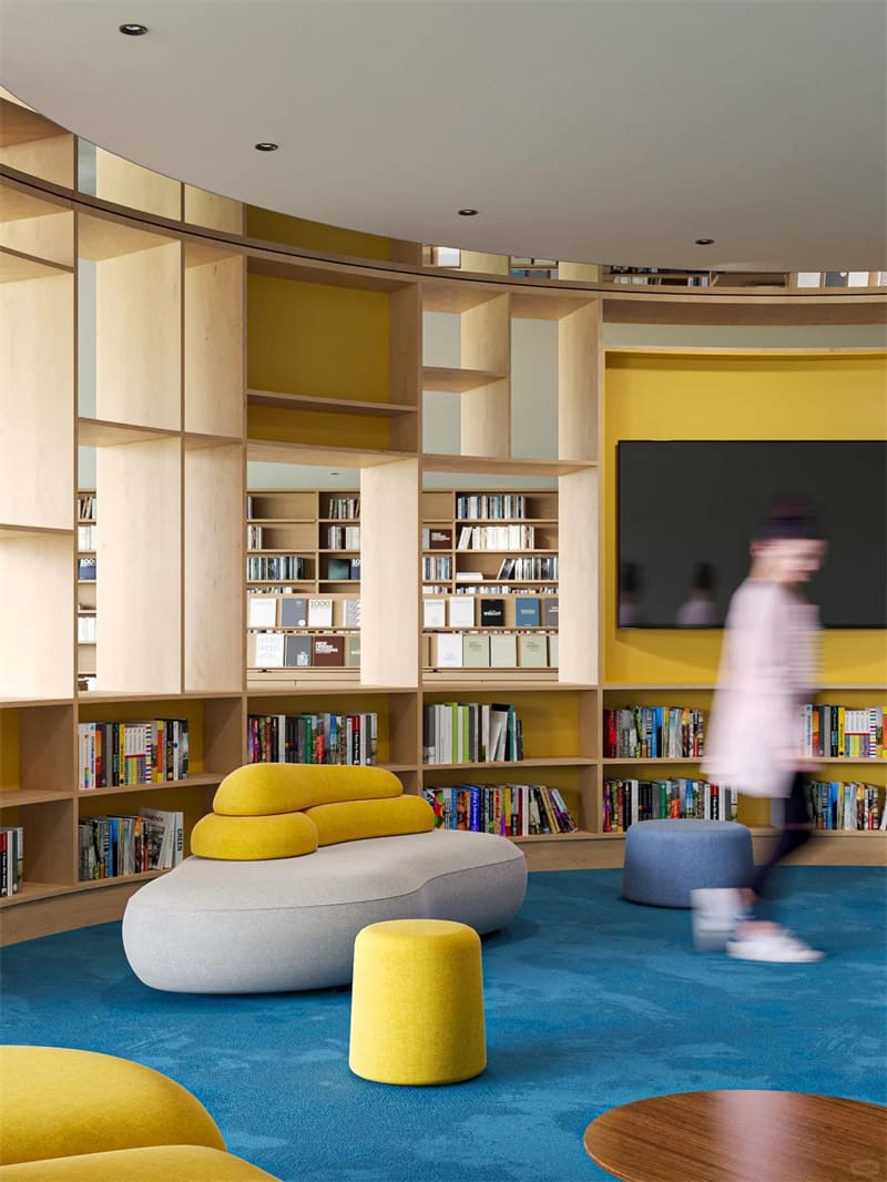 Solución de mobiliario de oficina para la biblioteca pública de Shenzhen Futian 