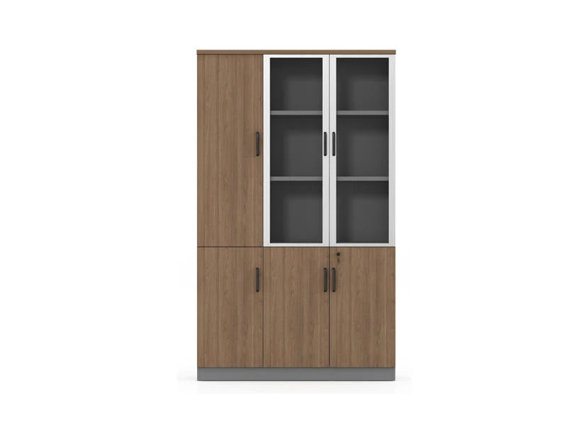 Archivadores altos de madera con casillero | Soluci&oacute;n de almacenamiento de archivos
