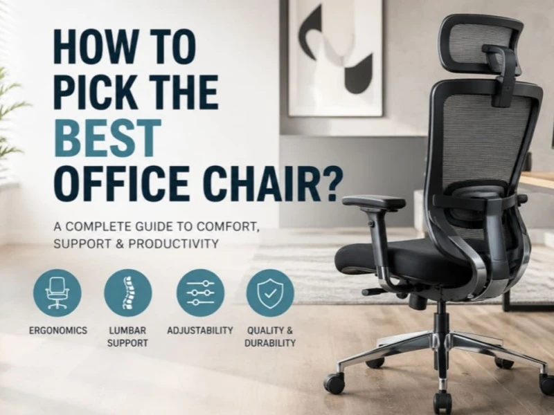 &iquest;C&oacute;mo elegir la mejor silla de oficina?
