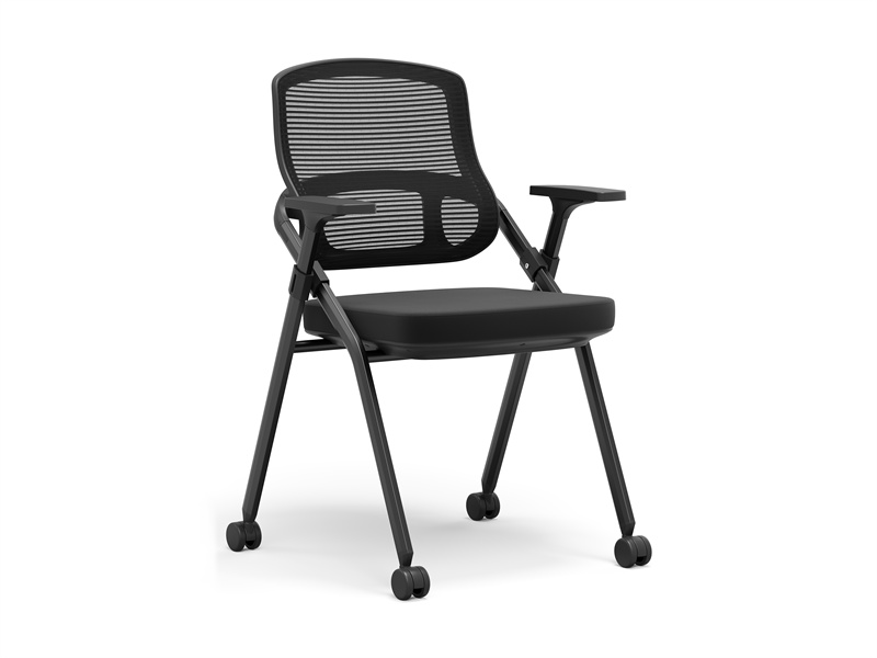 Silla y silla de sala de conferencias Asientos para sala de entrenamiento con ruedas