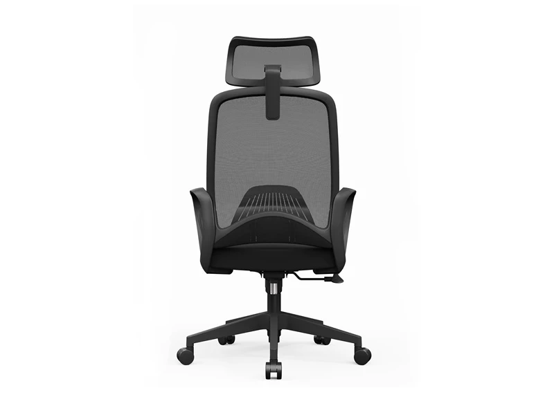 Silla de escritorio de oficina ergon&oacute;mica de malla con respaldo alto y soporte lumbar