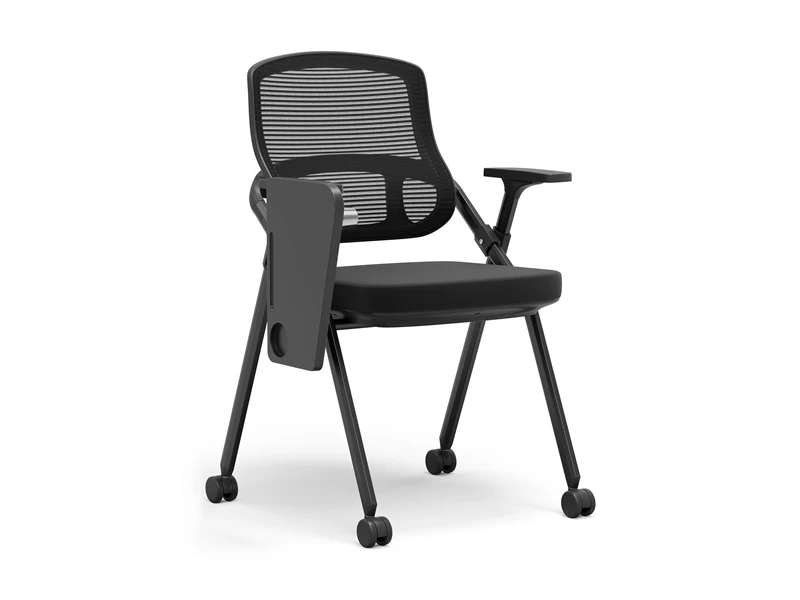Silla y silla de sala de conferencias Asientos para sala de entrenamiento con ruedas