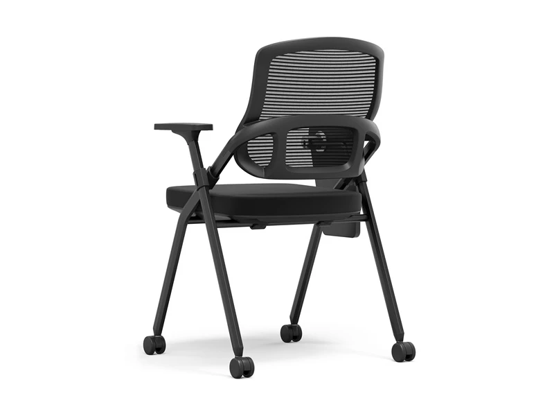 Silla y silla de sala de conferencias Asientos para sala de entrenamiento con ruedas