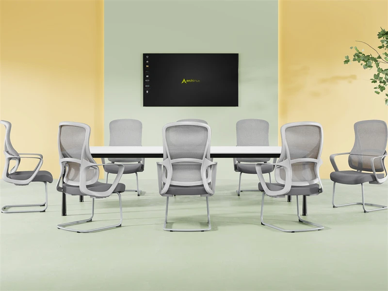 Silla para visitantes con respaldo medio | Sillas de invitados de oficina de malla
