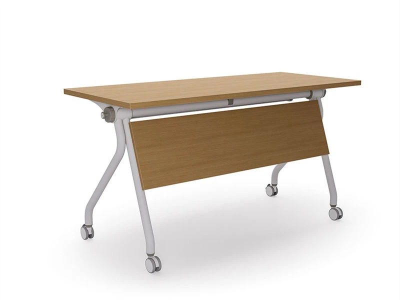 Mesa de entrenamiento de oficina nido abatible con ruedas