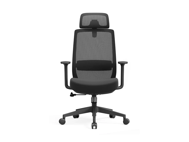 Silla de ordenador con respaldo alto | Silla de escritorio de oficina con brazos