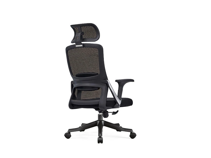 Silla operativa con reposacabezas 2D | Silla de oficina de escritorio de pie