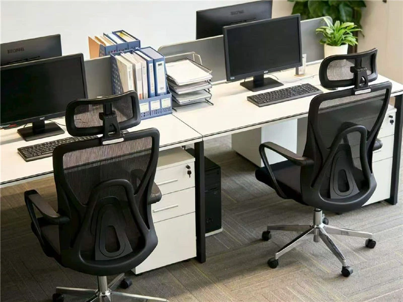 Silla de oficina con respaldo alto y reposacabezas | Asientos de tarea