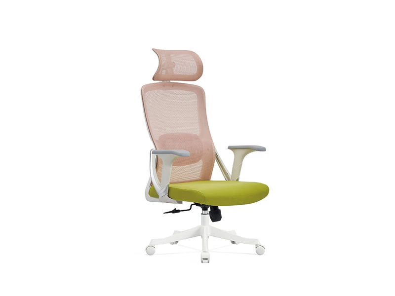 Silla operativa con reposacabezas 2D | Silla de oficina de escritorio de pie