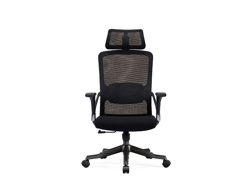 Silla operativa con reposacabezas 2D | Silla de oficina de escritorio de pie