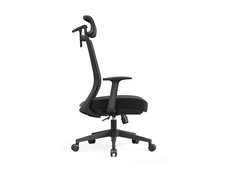 Silla para computadora con respaldo alto | Silla de escritorio de oficina con brazos