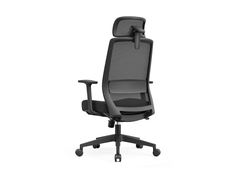 Silla para computadora con respaldo alto | Silla de escritorio de oficina con brazos