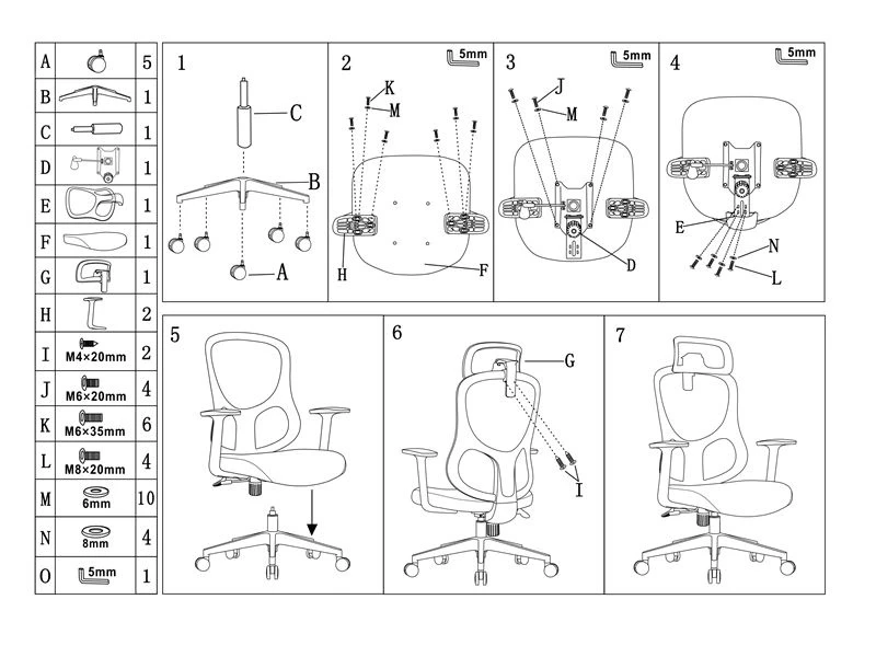 Silla operativa ergon&oacute;mica multifuncional para distribuidor de muebles de oficina