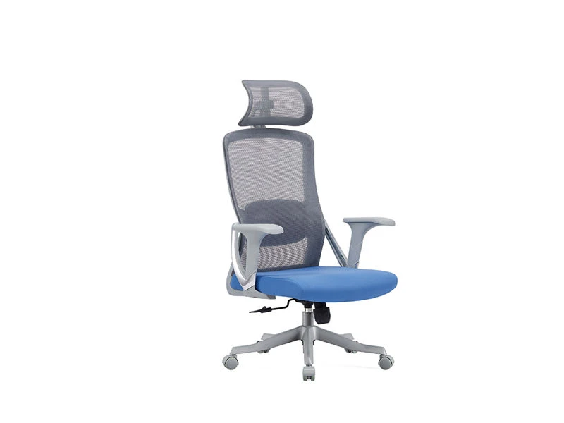 Silla operativa con reposacabezas 2D | Silla de oficina de escritorio de pie
