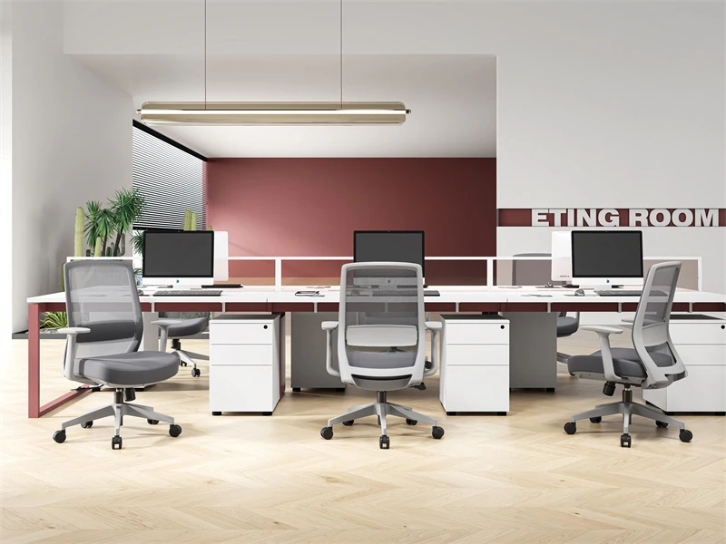 Silla operativa moderna de tela tapizada con ruedas | Mejor asiento para el lugar de trabajo