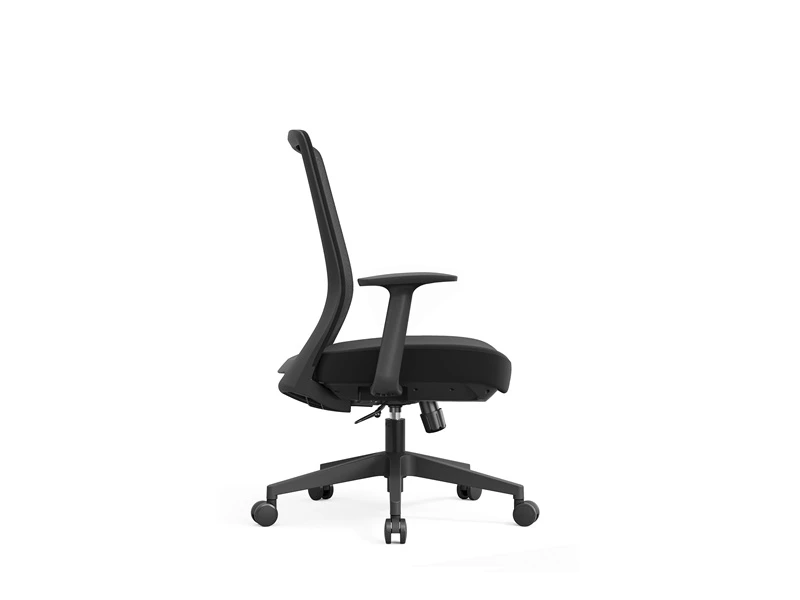 Silla operativa moderna de tela tapizada con ruedas | Mejor asiento para el lugar de trabajo