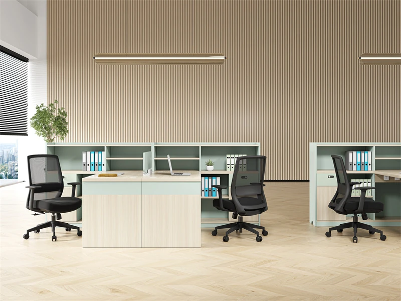 Silla operativa moderna de tela tapizada con ruedas | Mejor asiento para el lugar de trabajo