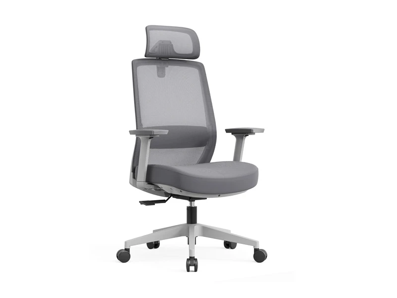 Sillas directivas de malla negra | Silla de escritorio gerencial con respaldo alto