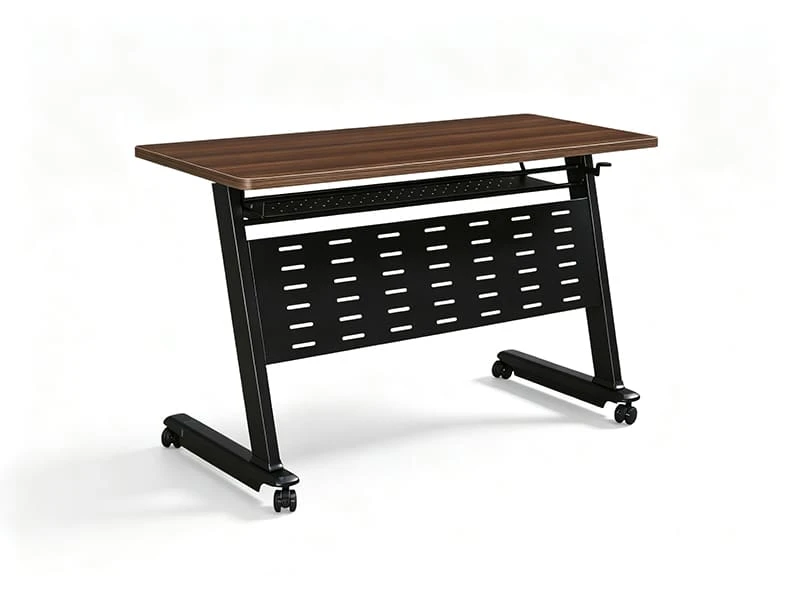 Mesa de entrenamiento anidada abatible comercial con panel modesto