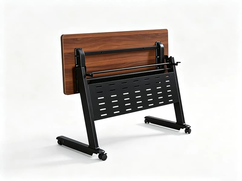 Mesa de entrenamiento anidada abatible comercial con panel modesto