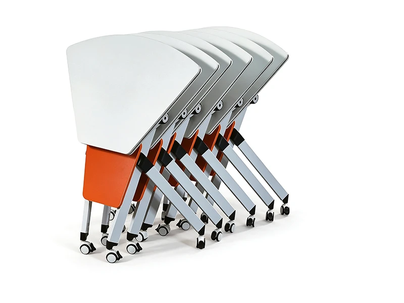 Mesa de entrenamiento triangular abatible con ruedas | LINRAY