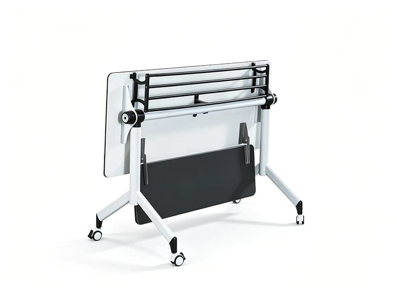 Mesa de entrenamiento nido abatible con ruedas para salas de reuniones