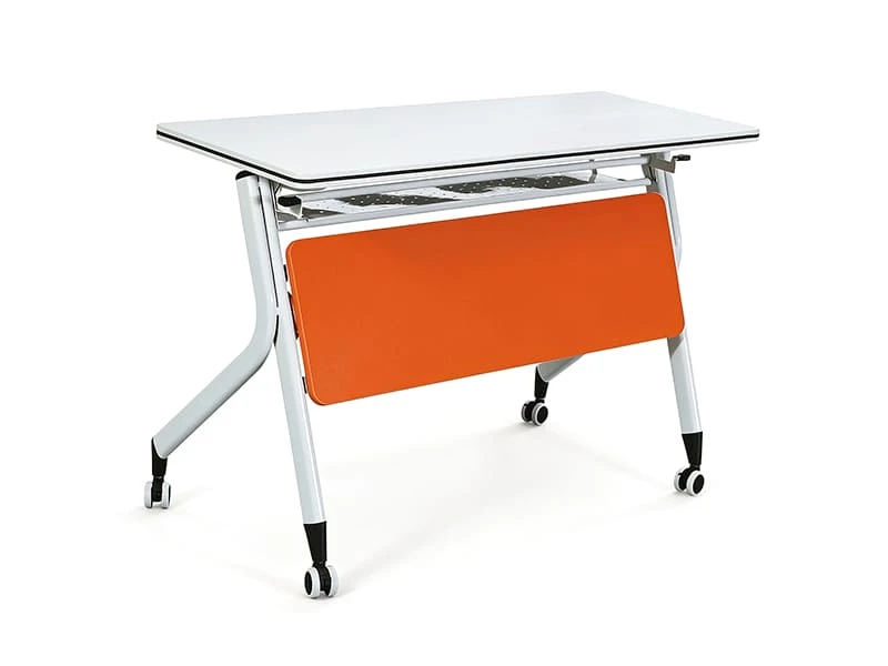 Mesa de entrenamiento m&oacute;vil abatible con ruedas y panel modesto