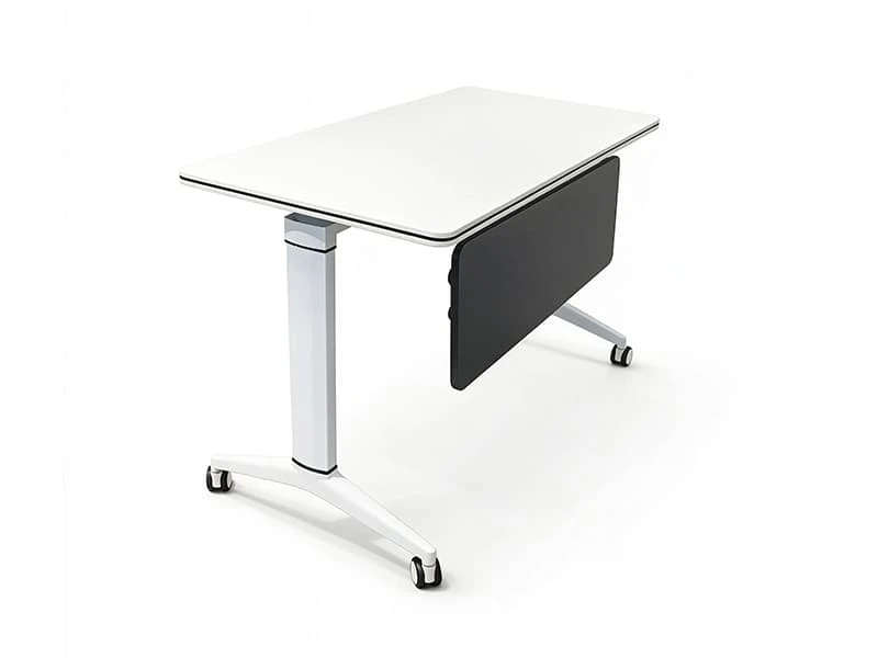 Mesa de entrenamiento premium abatible con ruedas para espacios de reuniones