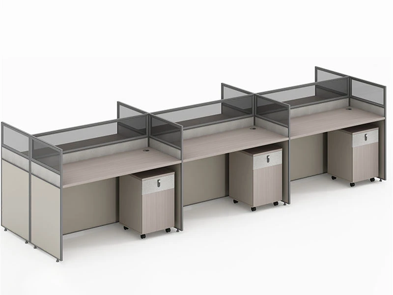 Mesa de cub&iacute;culo de oficina moderna | Estaci&oacute;n de trabajo modular para varias personas
