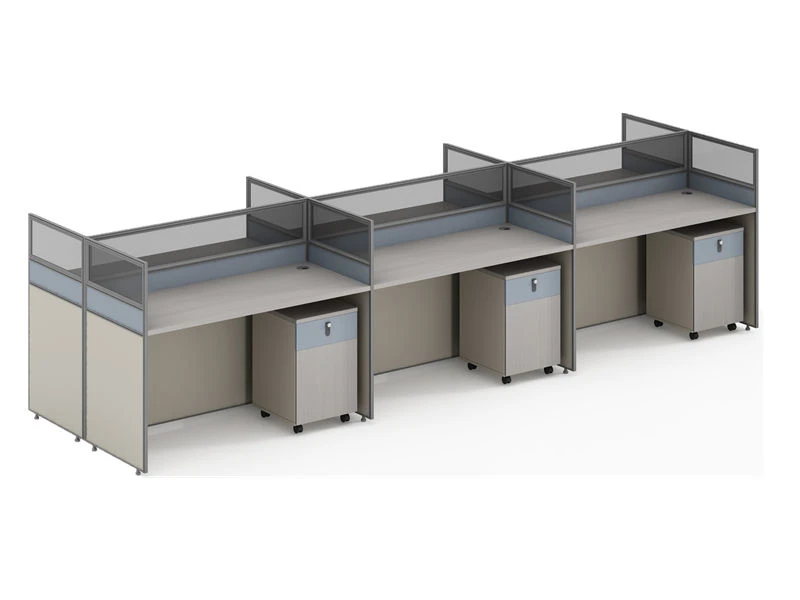Mesa de cub&iacute;culo de oficina moderna | Estaci&oacute;n de trabajo modular para varias personas
