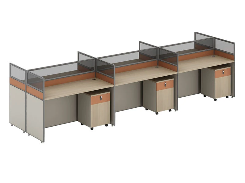 Mesa de cub&iacute;culo de oficina moderna | Estaci&oacute;n de trabajo modular para varias personas