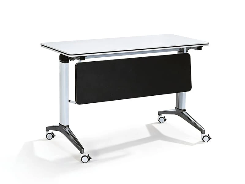 Mesa de entrenamiento modular premium con tapa abatible y gesti&oacute;n de cables