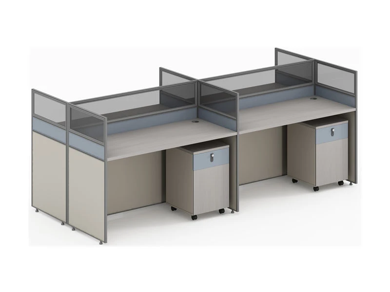 Mesa de cub&iacute;culo de oficina moderna | Estaci&oacute;n de trabajo modular para varias personas