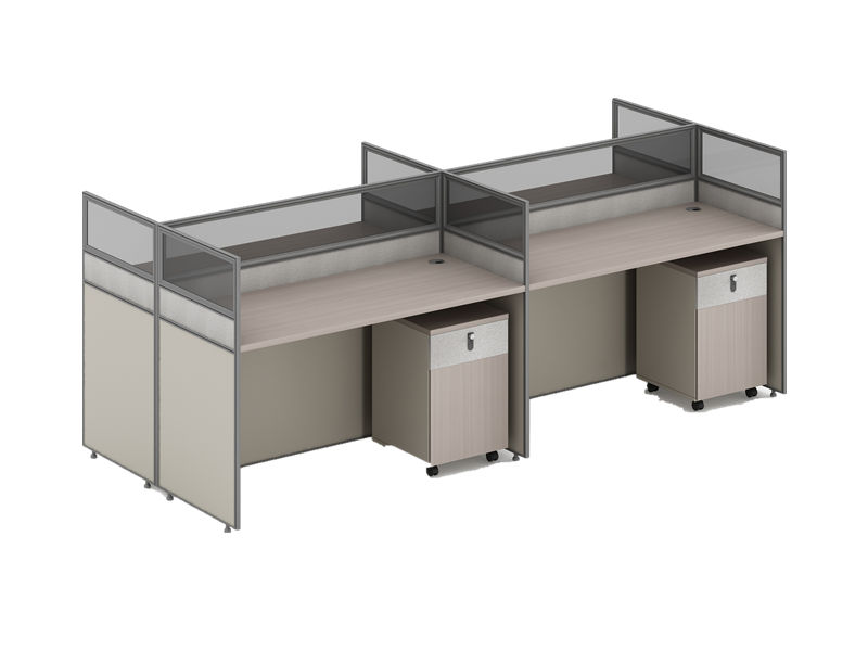 Mesa de cub&iacute;culo de oficina moderna | Estaci&oacute;n de trabajo modular para varias personas