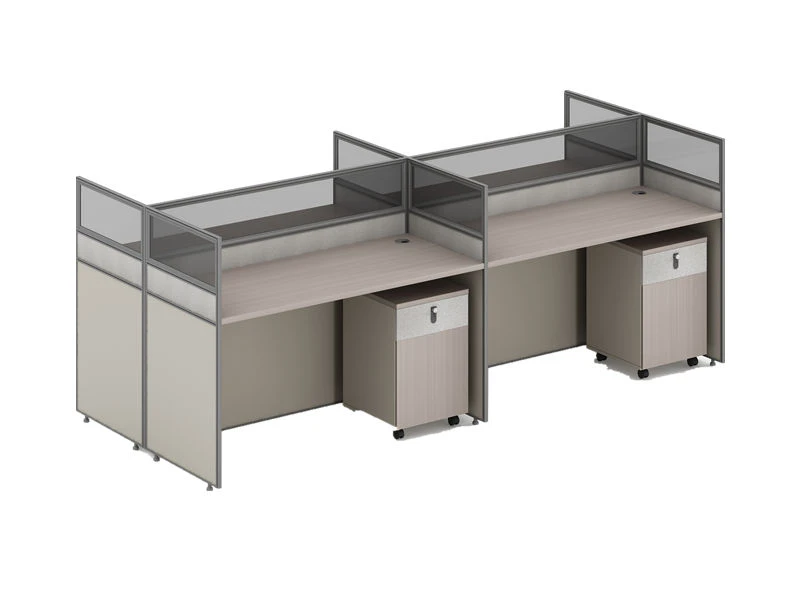 Mesa de cub&iacute;culo de oficina moderna | Estaci&oacute;n de trabajo modular para varias personas