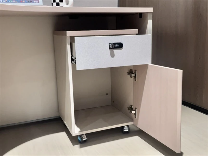 Estaciones de trabajo modulares de privacidad en forma de L | Muebles de escritorio para cub&iacute;culos
