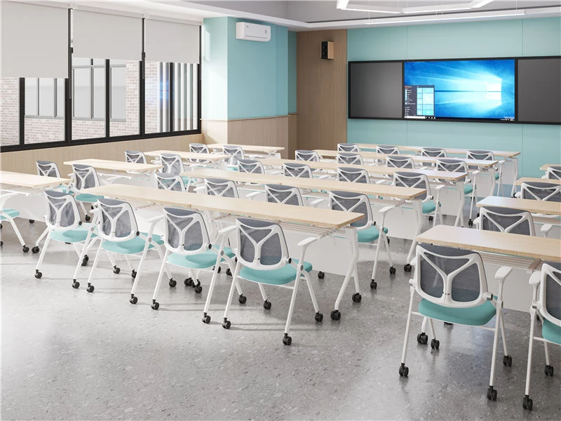 C&oacute;modo nido y nido. Sillas apilables para sala de reuniones